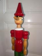 Pinokkio, hout, circa 90cm groot, Verzamelen, Poppen, Ophalen of Verzenden, Zo goed als nieuw, Pop