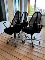 Bureaustoelen in nette staat 9x | Ophalen in Amsterdam, Huis en Inrichting, Ophalen, Zo goed als nieuw, Zwart, Bureaustoel