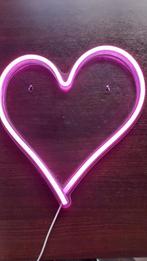 Led lamp hart love rose neon look    32 cm breed.., Ophalen of Verzenden, Zo goed als nieuw, Modern