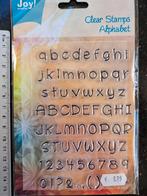 JOY CRAFTS STEMPEL LETTERS ALPHABET CIJFERS JOURNALING, Hobby en Vrije tijd, Stempelen, Ophalen of Verzenden, Nieuw, Clearstamp