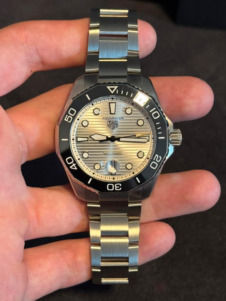 ≥ Tag heuer aquaracer 43mm zilver 2023 — Horloges Heren