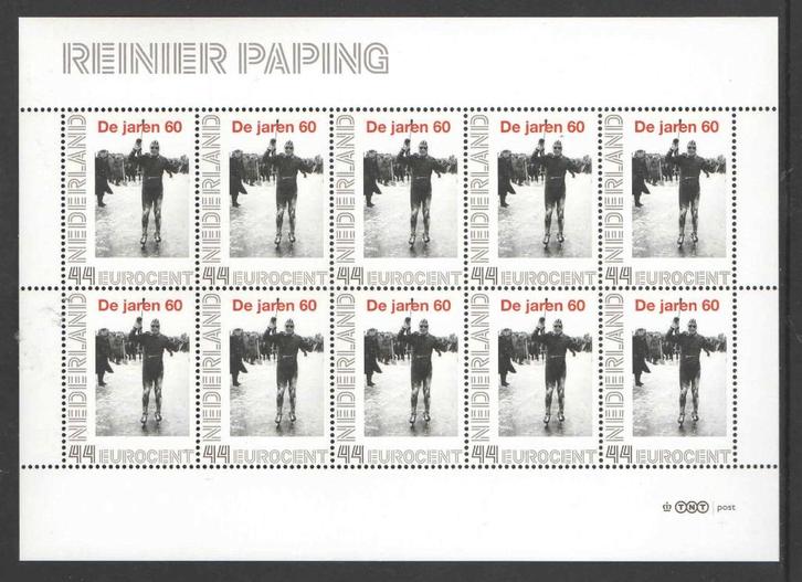 Nostalgie op Postzegels Jaren'60: Reinier Paping, Postzegels en Munten, Postzegels | Nederland, Postfris, Na 1940, Ophalen of Verzenden