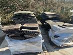 Rubberen tegels50x50x4 ca 70m2, Gebruikt, Overige typen, Rubber, Ophalen of Verzenden
