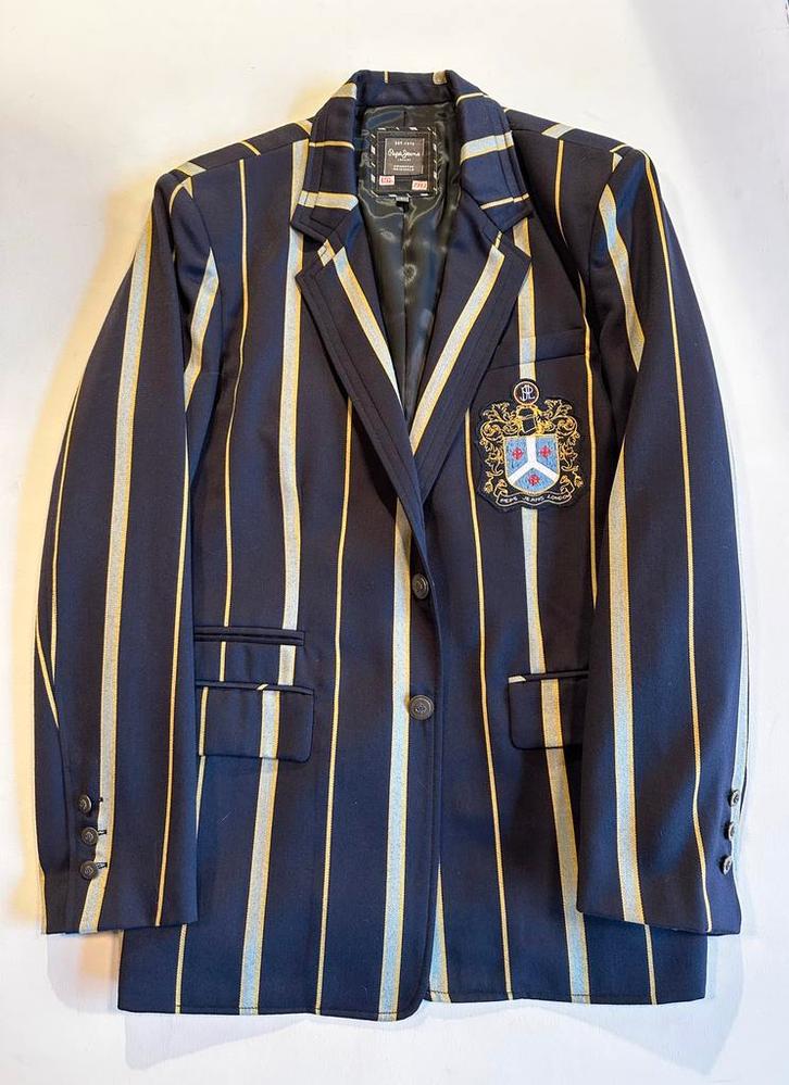 Colbert van Pepe Jeans. Maat L (52). Blauw, Kleding | Heren, Kostuums en Colberts, Zo goed als nieuw, Maat 52/54 (L), Blauw, Ophalen of Verzenden