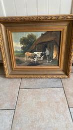 Koeien bij stal, Ophalen