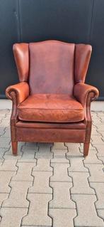 Schapenleren Oorfauteuil, Huis en Inrichting, Ophalen, ., 75 tot 100 cm, Zo goed als nieuw