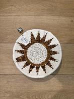 Wanddecoratie schaal ibiza 30 cm wit bruin - nieuw, Ophalen of Verzenden, Nieuw