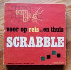 Scrabble, reis scrabble, in nette staat, vintage, Reisspel, Ophalen of Verzenden, Een of twee spelers, Zo goed als nieuw