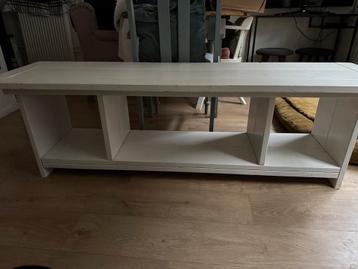 Witte multifunctionele bank/tv kast/ gangkast