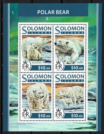 solomon isl 2017 pf blok ijsberen wildlife zoogdieren 1 beschikbaar voor biedingen