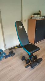 Halterbank fitness bank, Sport en Fitness, Ophalen, Zo goed als nieuw, Metaal, Krachtstation