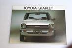 Folder Toyota Starlet (1978) (17), Ophalen of Verzenden, Zo goed als nieuw, Toyota