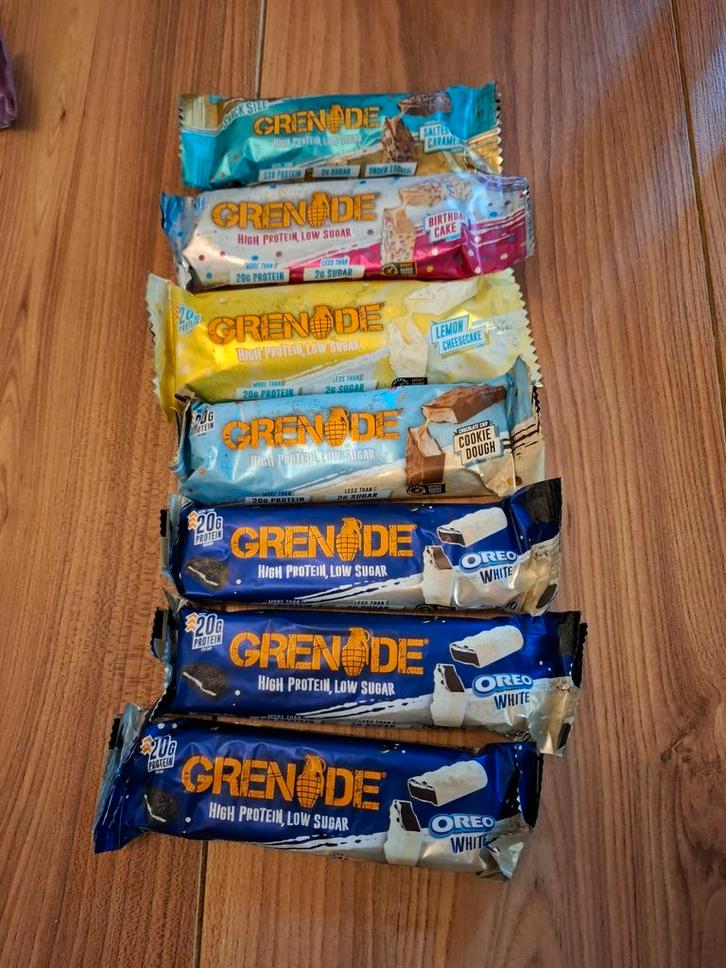Grenade Protein Bars - 7 stuks, Sport en Fitness, Fitnessmaterialen, Nieuw, Overige typen, Ophalen of Verzenden