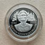 Zilveren regeringsjubileum Beatrix, Ophalen of Verzenden, Koningin Beatrix, Euro's, Zilver