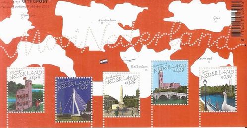 Verzamelblok Mooi Nederland 2005 Nijmegen Rotterdam Amsterda, Postzegels en Munten, Postzegels | Nederland, Postfris, Na 1940
