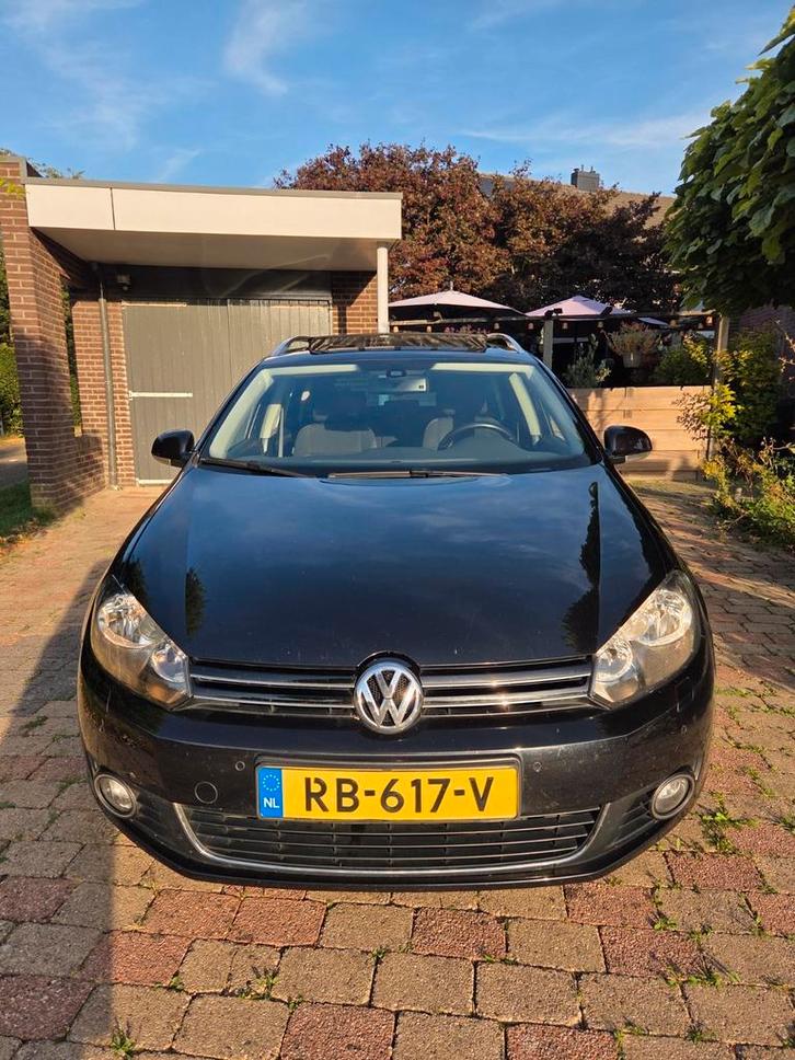 Volkswagen Golf 1.4 TSI 122pk Variant 2010 Zwart highline, Auto's, Volkswagen, Golf Variant, ABS, Airbags, Airconditioning, Alarm
