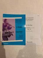 O. Rieding Concertino opus 21, Klassiek, Ophalen of Verzenden, Zo goed als nieuw, Viool of Altviool