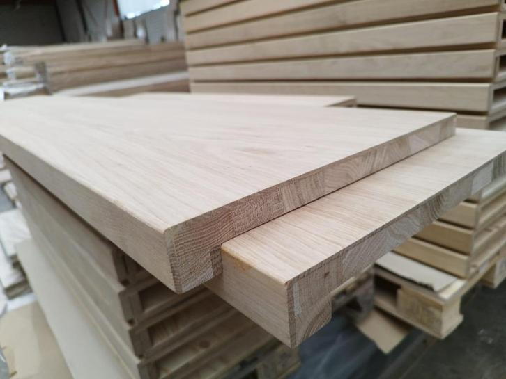 Eiken Vensterbanken 140x25cm, 140x30cm of 140x35 cm, overzet, Huis en Inrichting, Woonaccessoires | Wandplanken en Boekenplanken