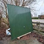 Kanteldeur 2500x2375 garagedeur donkergroen Hörmann, Garagedeur, Ophalen of Verzenden, Zo goed als nieuw, Metaal