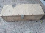 Houten oude kist, Huis en Inrichting, Minder dan 50 cm, Gebruikt, 50 tot 100 cm, Ophalen of Verzenden