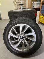 Set winterbanden met originele aluminium velgen Hyundai, Auto-onderdelen, 17 inch, Banden en Velgen, Gebruikt, Personenwagen