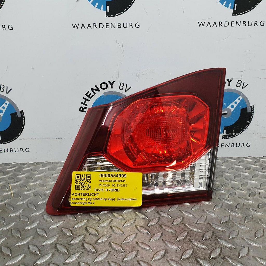 HONDA CIVIC HYBRID CIVIC 4DR HYBRID ACHTERLICHT L 2009, Ophalen of Verzenden, Gebruikt, Stiba lid