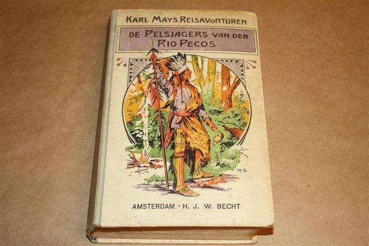De pelsjagers van de Rio Pecos. Karl May. 1941., Boeken, Avontuur en Actie, Gelezen, Ophalen of Verzenden