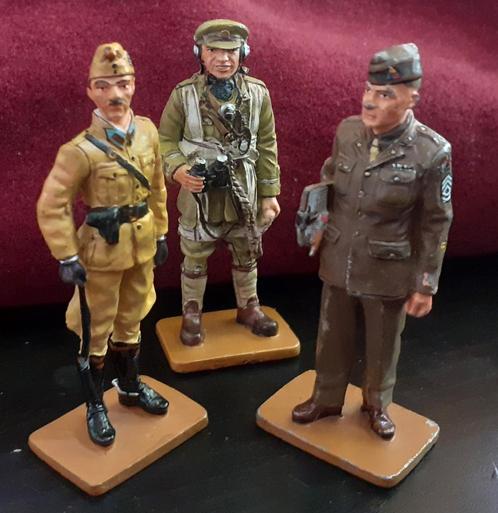 Aangeboden 3x fig. van tin                Del Prado, Hobby en Vrije tijd, Modelbouw | Figuren en Diorama's, Zo goed als nieuw