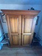 Oude Houten Kast met Deuren, Huis en Inrichting, Ophalen, Gebruikt, 100 tot 150 cm, Eikenhout