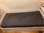 Eenpersoons bed (hout, wit) + uitschuifbed, Ophalen, Gebruikt, 90 cm, Eenpersoons