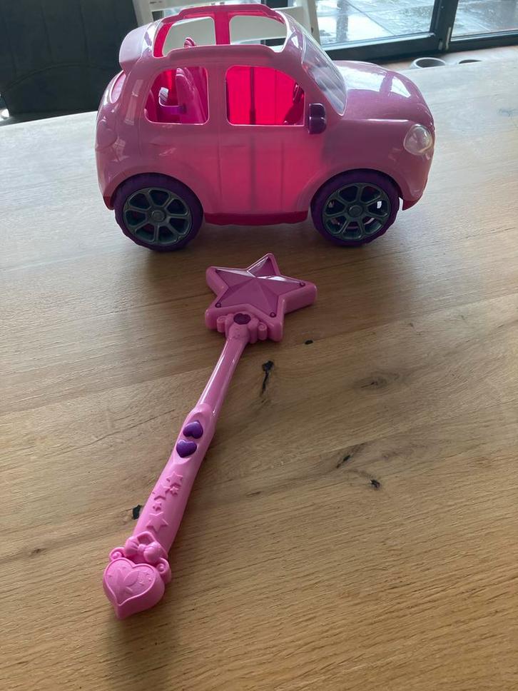 Afstandbestuurbara Speelgoedauto met Toverstaf, Kinderen en Baby's, Speelgoed | Overig, Gebruikt, Meisje, Ophalen of Verzenden