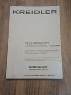 KREIDLER Teilepreisliste Ausgabe 1982 Origineel, Verzenden, Zo goed als nieuw