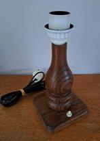 Vintage/retro houten lampenvoet, Huis en Inrichting, Ophalen of Verzenden, Zo goed als nieuw, Minder dan 50 cm