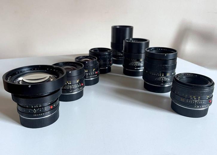 Leica R lenzen TE KOOP & accessoires en adapters, Audio, Tv en Foto, Fotografie | Lenzen en Objectieven, Gebruikt, Standaardlens
