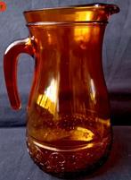 Amberkleurige karaf/kan, Ophalen of Verzenden