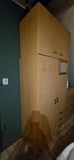 Kledingkast met opzetkast Gratis af te halen., Huis en Inrichting, Kasten | Kledingkasten, Ophalen, Gebruikt, 100 tot 150 cm, 200 cm of meer