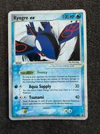 Pokemon kyogre ex #037, Ophalen of Verzenden, Zo goed als nieuw, Losse kaart