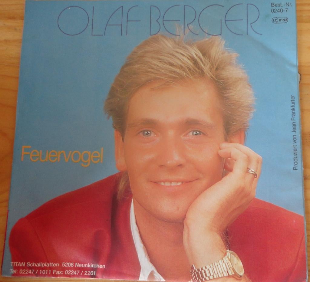 Olof Berger > Feuer vogel, Cd's en Dvd's, Vinyl Singles, Gebruikt, Ophalen of Verzenden, Pop, Overige typen