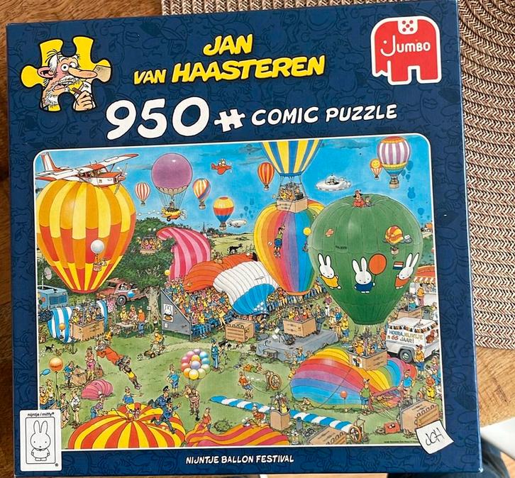 Jan van Haasteren - Nijntje Ballon festival (950), Hobby en Vrije tijd, Denksport en Puzzels, Zo goed als nieuw, 500 t/m 1500 stukjes