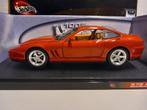 Ferrari 575 MM coupe rood Hot Wheels metal 1:18 KRD, Hobby en Vrije tijd, Ophalen of Verzenden, Zo goed als nieuw, Auto, Hot Wheels