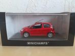 Toyota Yaris P1 T Sport 2001 rood Minichamps 1:43 (incl ovp, Ophalen of Verzenden, Zo goed als nieuw, Auto, MiniChamps