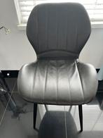5x eetstoel donker grijs, Huis en Inrichting, Stoelen, Ophalen, Gebruikt, Grijs
