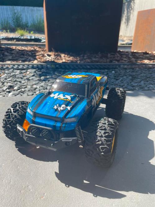 Bestuurbare auto, Hobby en Vrije tijd, Modelbouw | Radiografisch | Auto's, Zo goed als nieuw, Auto offroad, Elektro, Overige schalen