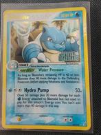 Blastoise 14/100 Reverse Crystal guardians, Ophalen of Verzenden, Zo goed als nieuw, Losse kaart