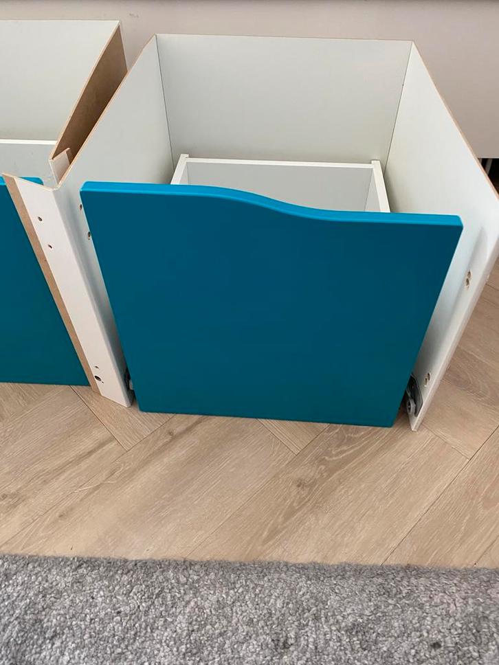 Kallax inzet met diepe lade 4x, Huis en Inrichting, Kasten | Ladekasten, Minder dan 100 cm, 25 tot 50 cm, 1 of 2 laden, Ophalen