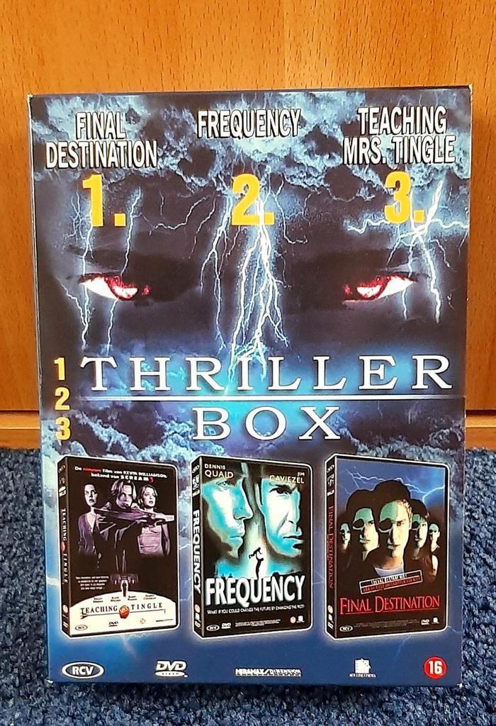 Thriller Box 

Dvd, Cd's en Dvd's, Dvd's | Thrillers en Misdaad, Zo goed als nieuw, Overige genres, Vanaf 16 jaar, Ophalen of Verzenden
