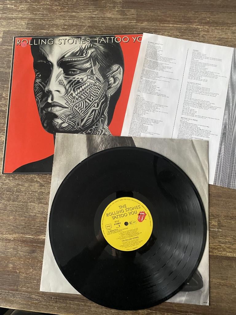 Rolling Stones– Tattoo You, Cd's en Dvd's, Vinyl | Rock, Ophalen of Verzenden, Zo goed als nieuw, 12 inch, Poprock
