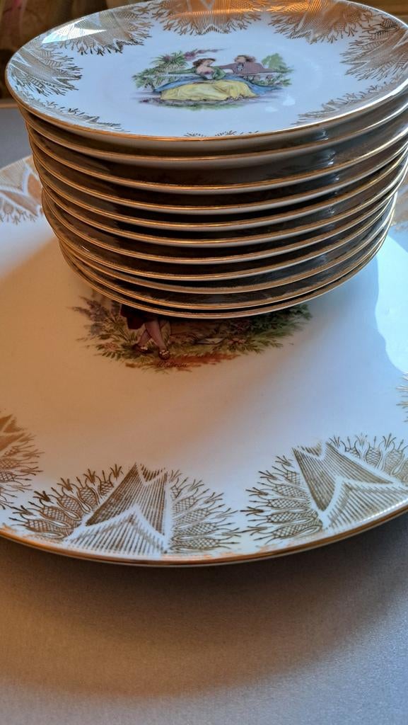 Vintage Winterling Bavaria Schotels, Ophalen, Gebruikt, Bord(en), Overige stijlen