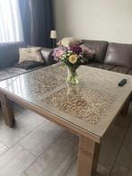 Mooie handgemaakte, Arabische vintage tafel, 100 tot 150 cm, 100 tot 150 cm, Rechthoekig, Zo goed als nieuw