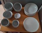 Grijs Action Servies - 20 Delig - Complete Set, Huis en Inrichting, Keuken | Servies, Gebruikt, Ophalen of Verzenden, Effen, Aardewerk